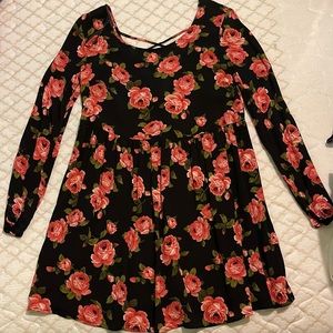 Forever 21 rose midi dress